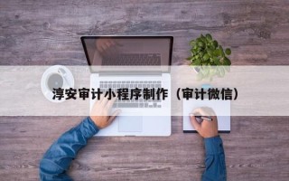 蓬莱淳安审计小程序制作（审计微信）
